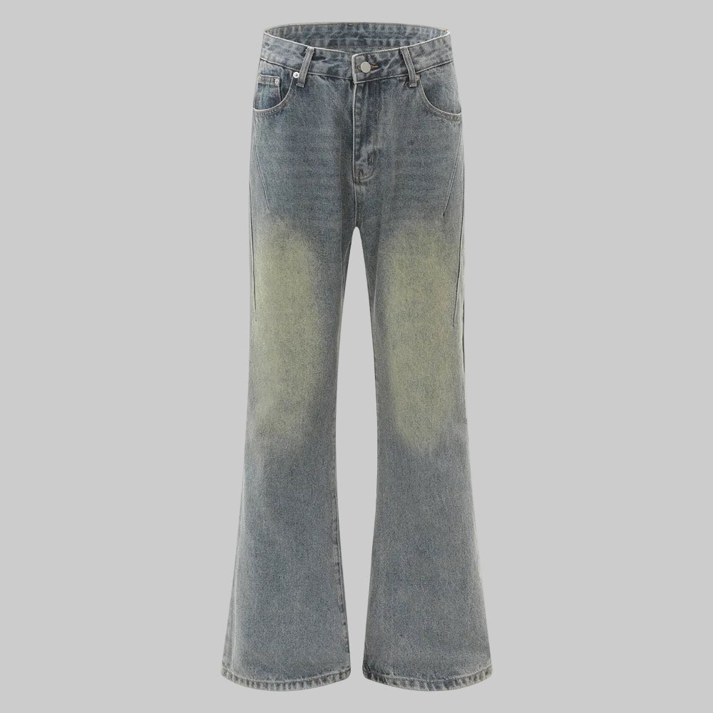 Blue washed Micro Flared Denim