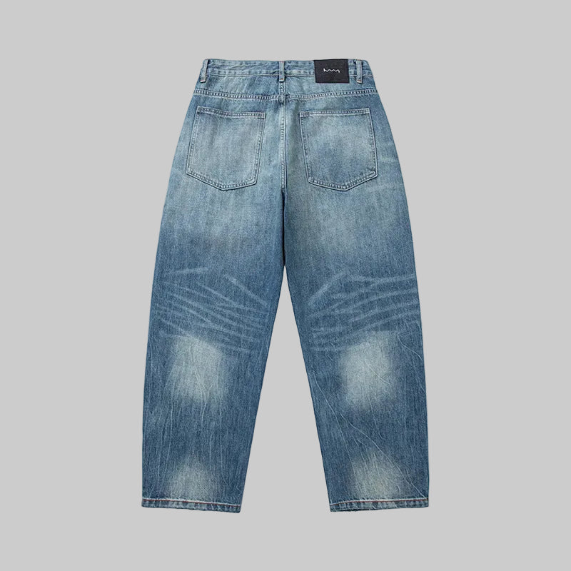 Bluewashed Straight Leg Denim