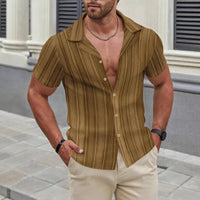 Khaki button polo shirt