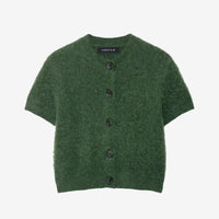 Short sleeved wool shirt