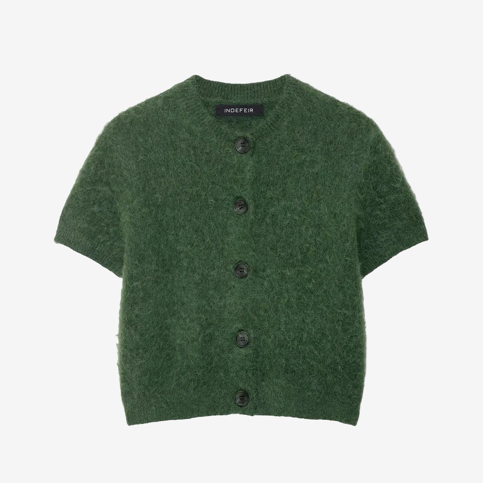 Short sleeved wool shirt