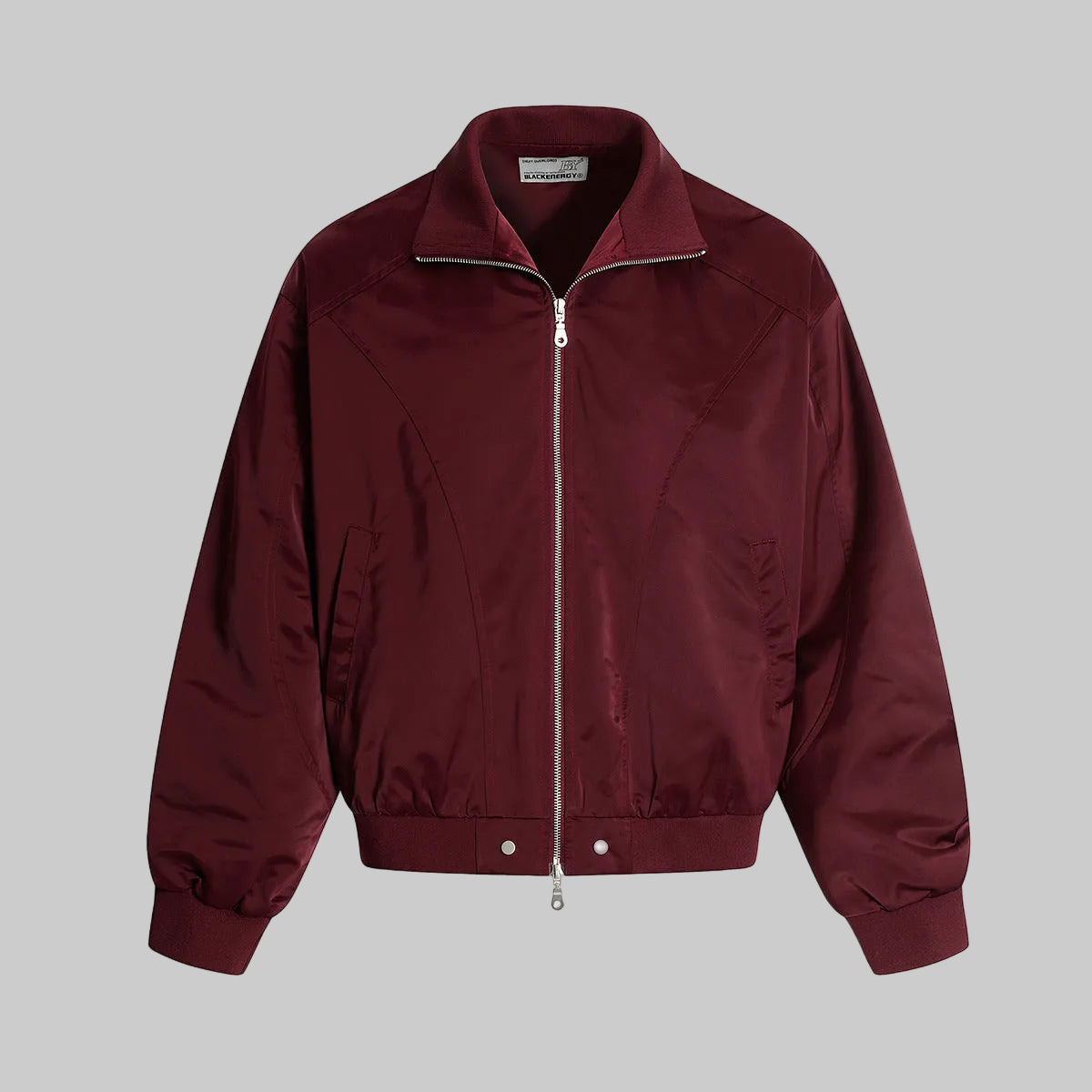 Boxy fit baseball jacket