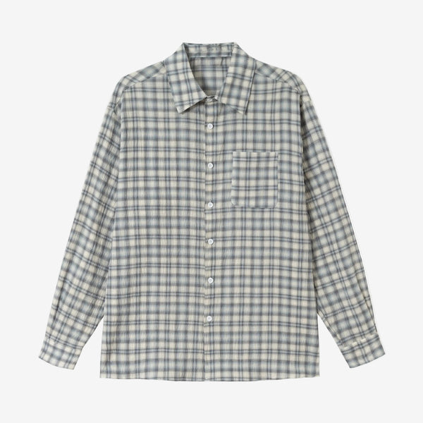 Collared grid polo