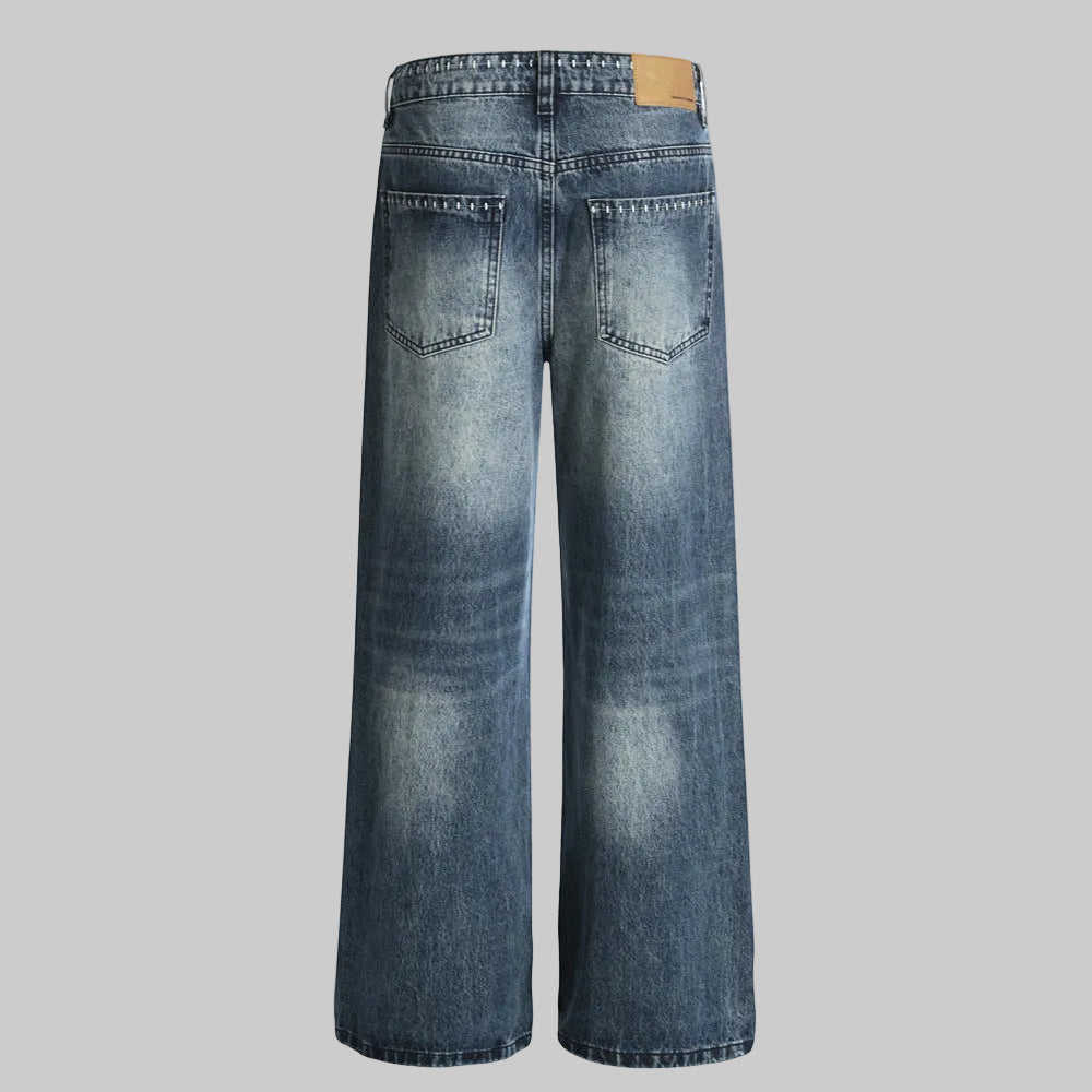Bluewashed loose Fit Denim