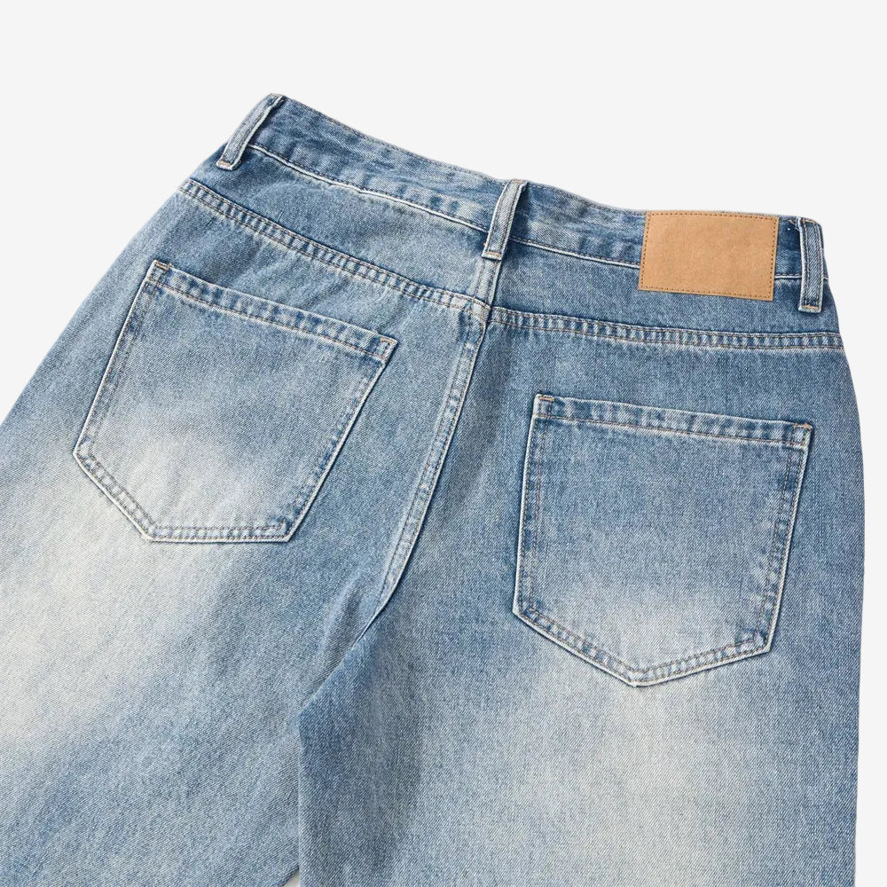 Faded Long Leg Denim