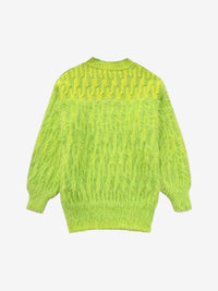 Green Longe sleeve knit Sweater