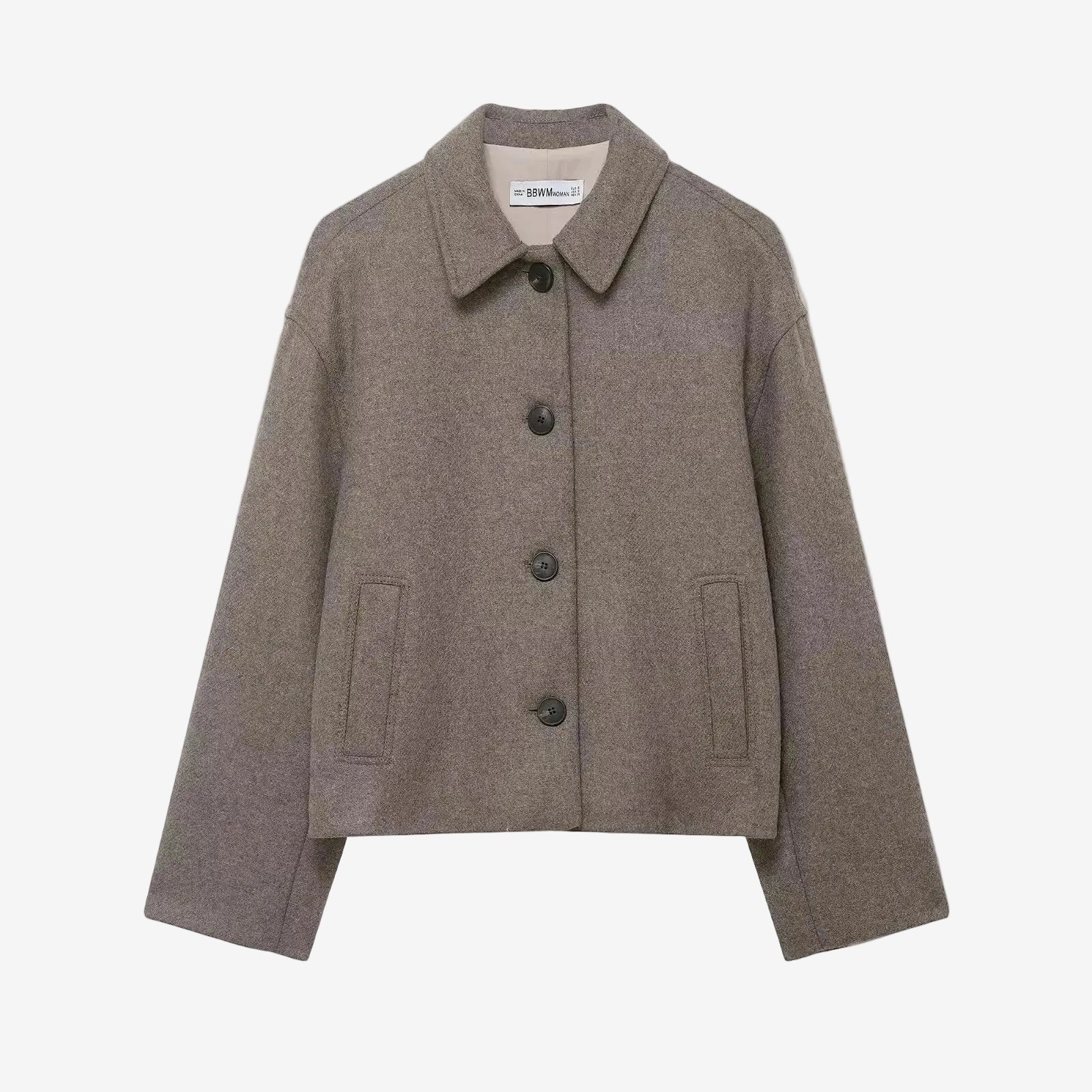 Wool blend jacket