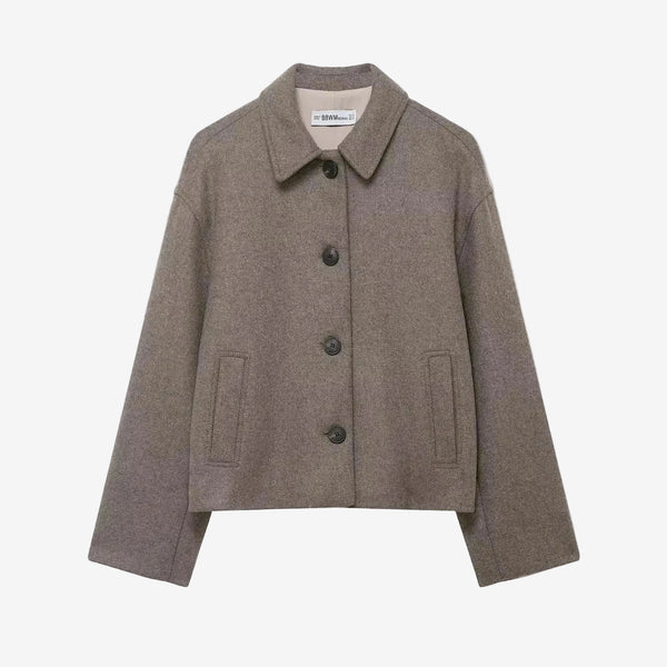 Wool blend jacket