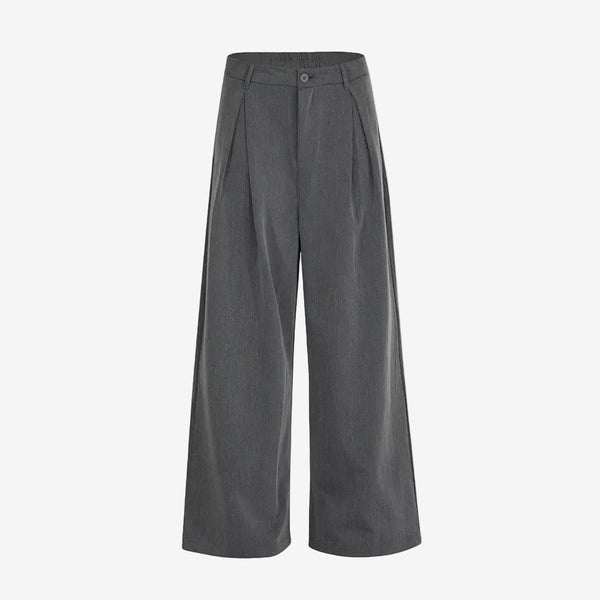 Pleated Pants Loose Fit