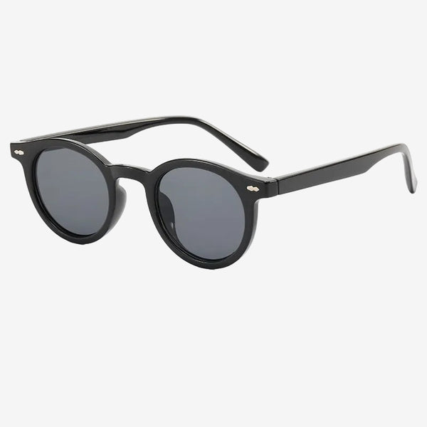 Classic Round Frame Black Shades