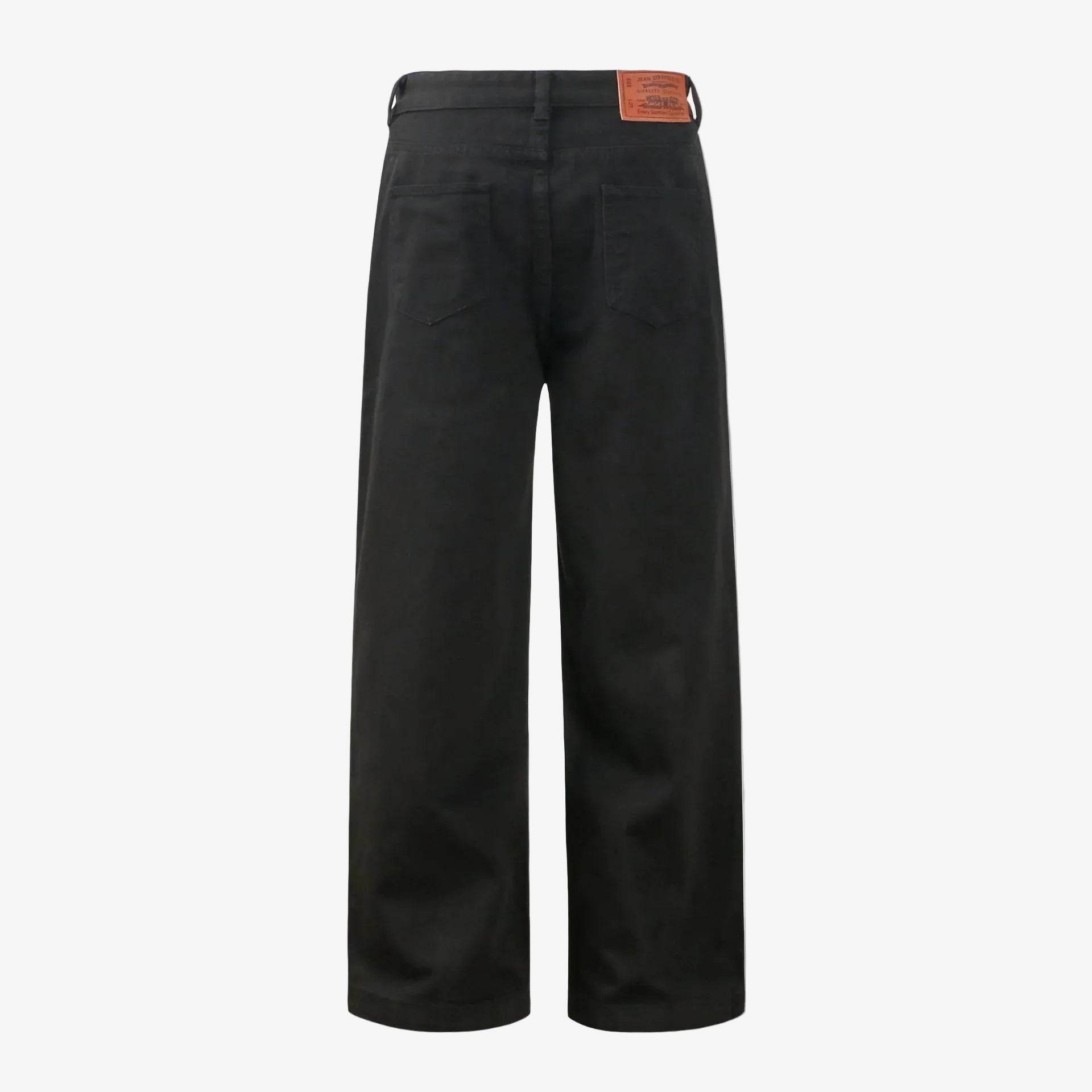 Straight leg pleat pants