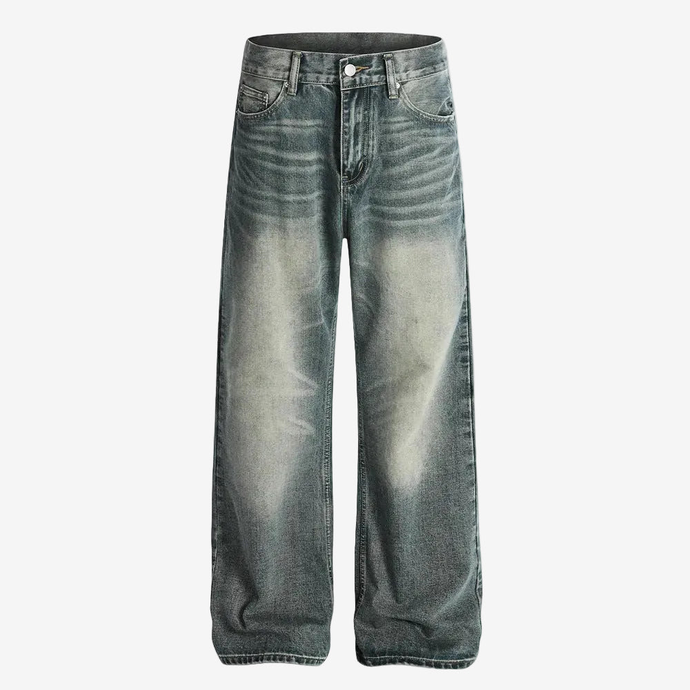 Navy Blue Baggy Denim