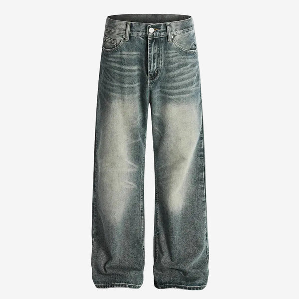 Navy Blue Baggy Denim