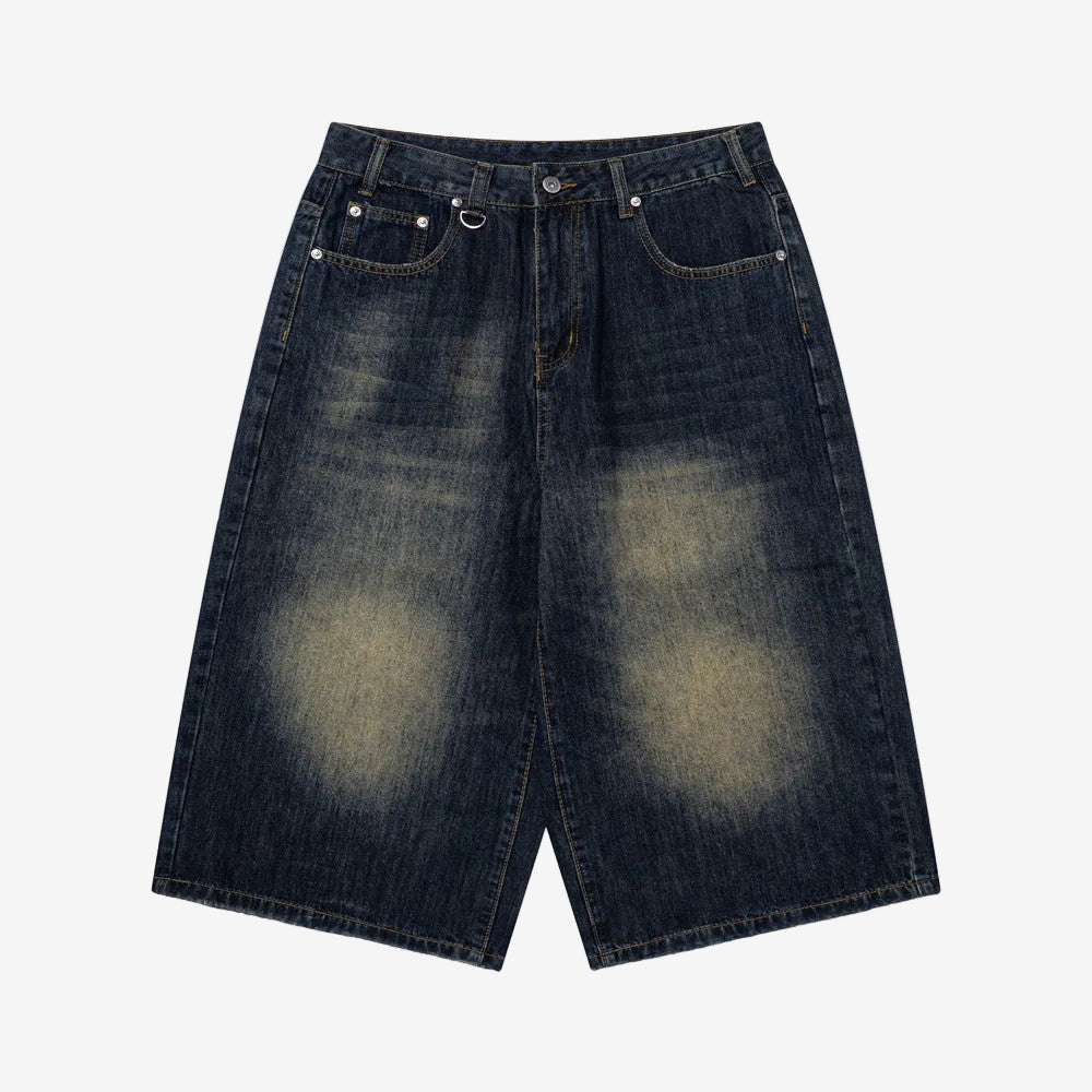 Distressed Jeansshorts