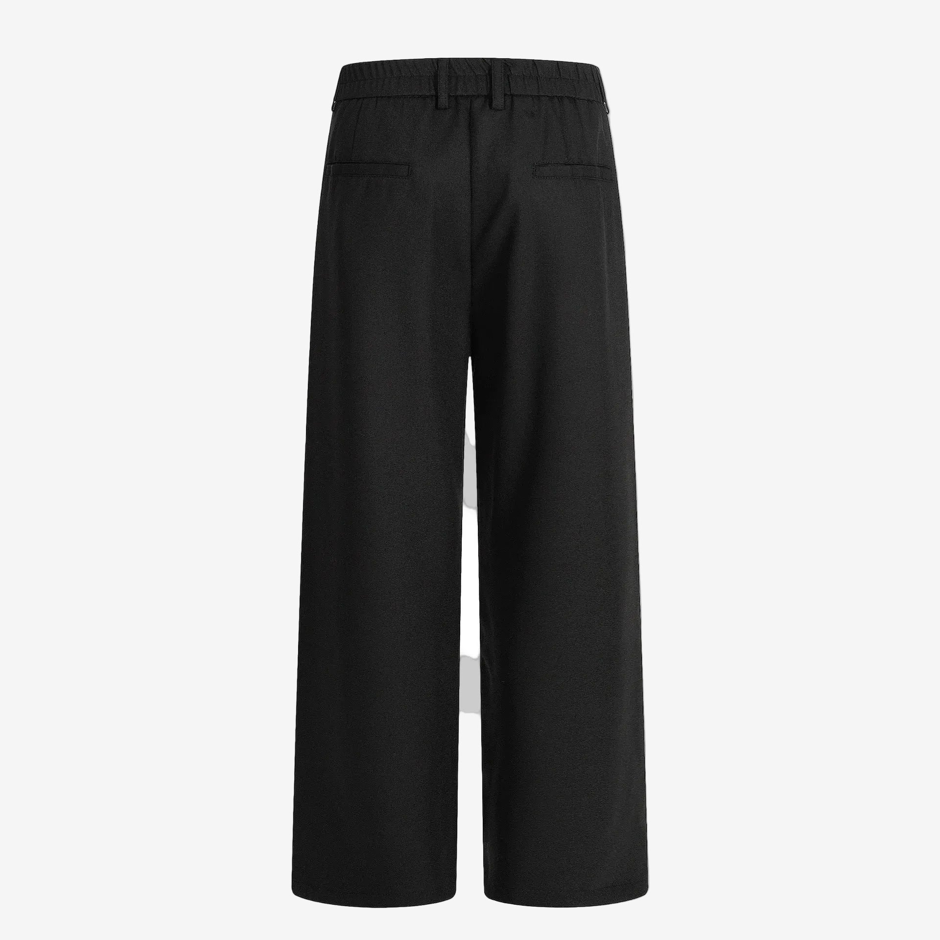 Wide leg pleat trousers