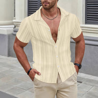 Khaki button polo shirt