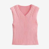 Pink Top and skirt knit