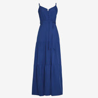 Sleeveless long summer dress