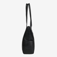Leather tote bag