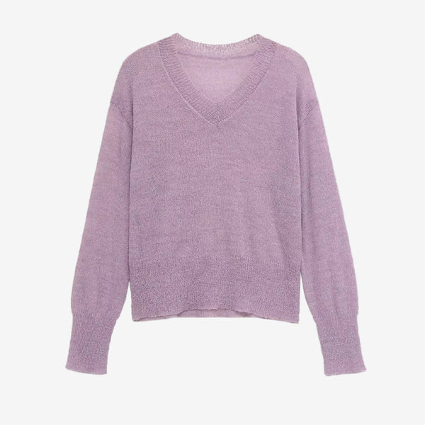 Bright knitted sweater
