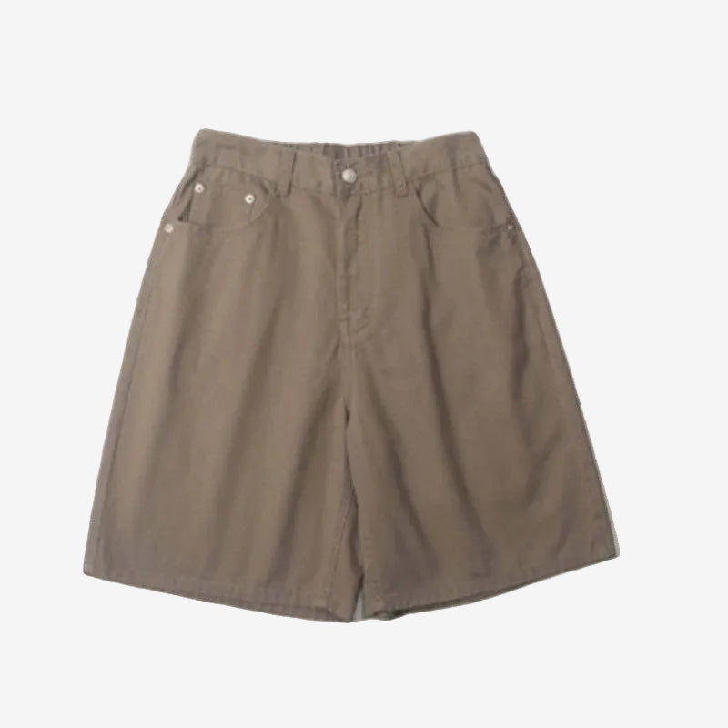 Weite Jeansshorts